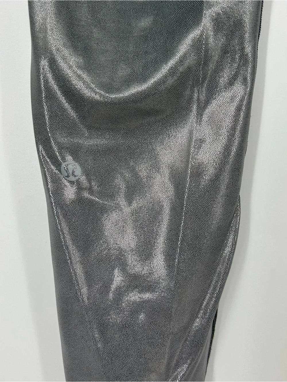 Lululemon Wunder Train High Rise Tight Leggings Foil Gradient Grey